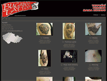 Tablet Screenshot of bugabootattoo.cz
